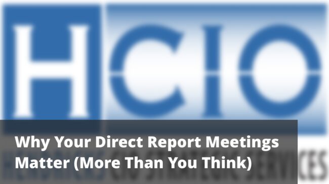 Direct Report Meeting Power